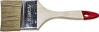 Кисть плоская STAYER UNIVERSAL-STANDARD , светлая натуральная щетина, деревянная ручка, 75мм