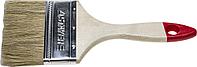 Кисть плоская STAYER UNIVERSAL-STANDARD , светлая натуральная щетина, деревянная ручка, 100мм