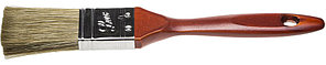 Кисть плоская STAYER ″LASUR - LUX″, деревянная ручка, смешанная щетина, 25мм