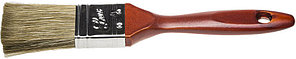 Кисть плоская STAYER ″LASUR - LUX″, деревянная ручка, смешанная щетина, 38мм