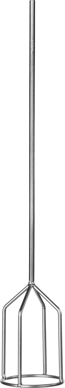 Миксер ЗУБР Профессионал для гипсовых смесей и наливных полов, шестигранный хвостовик, оцинкованный, на - фото 1 - id-p104411984