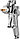 Краскопульт пневматический STAYER ″PROFESSIONAL″ AirPro G HVLP с верхним бачком, 1.4мм, фото 3