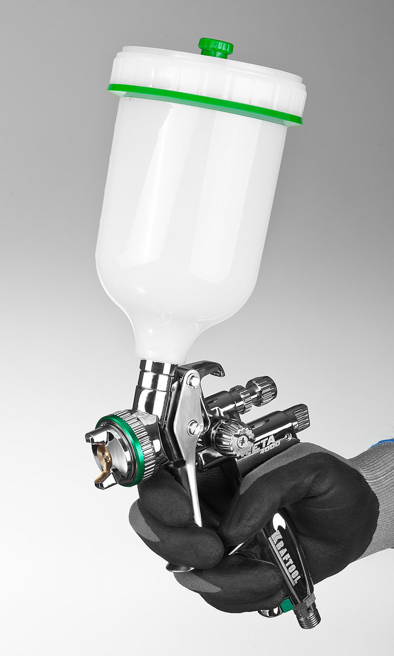 Краскопульт пневматический KRAFTOOL PRO Jeta 4000 HVLP c верхним бачком, 1.3мм - фото 4 - id-p104412352