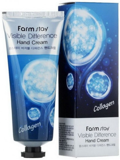 FARMSTAY Крем для рук Visible Difference Hand Cream 100ml  (Collagen)