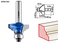 ЗУБР 28,6x13мм, радиус 4мм, фреза кромочная калевочная №3
