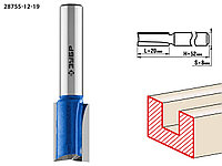 ЗУБР 12x19мм, хвостовик 8мм, фреза пазовая прямая с нижними подрезателями