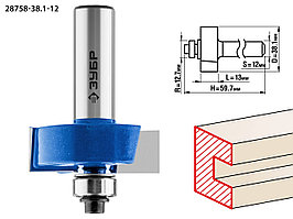 ЗУБР 38.1x13мм, хвостовик 12мм, фреза фальцевая