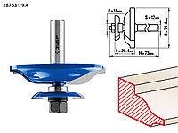 ЗУБР 79,4x25.4мм, хвостовик 12мм, фреза фигирейная двухсторонняя