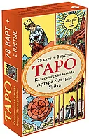 Карты Таро: Классическая колода Артура Эдварда Уэйта (78 карт, 2 пустые в коробке) | Эксмо
