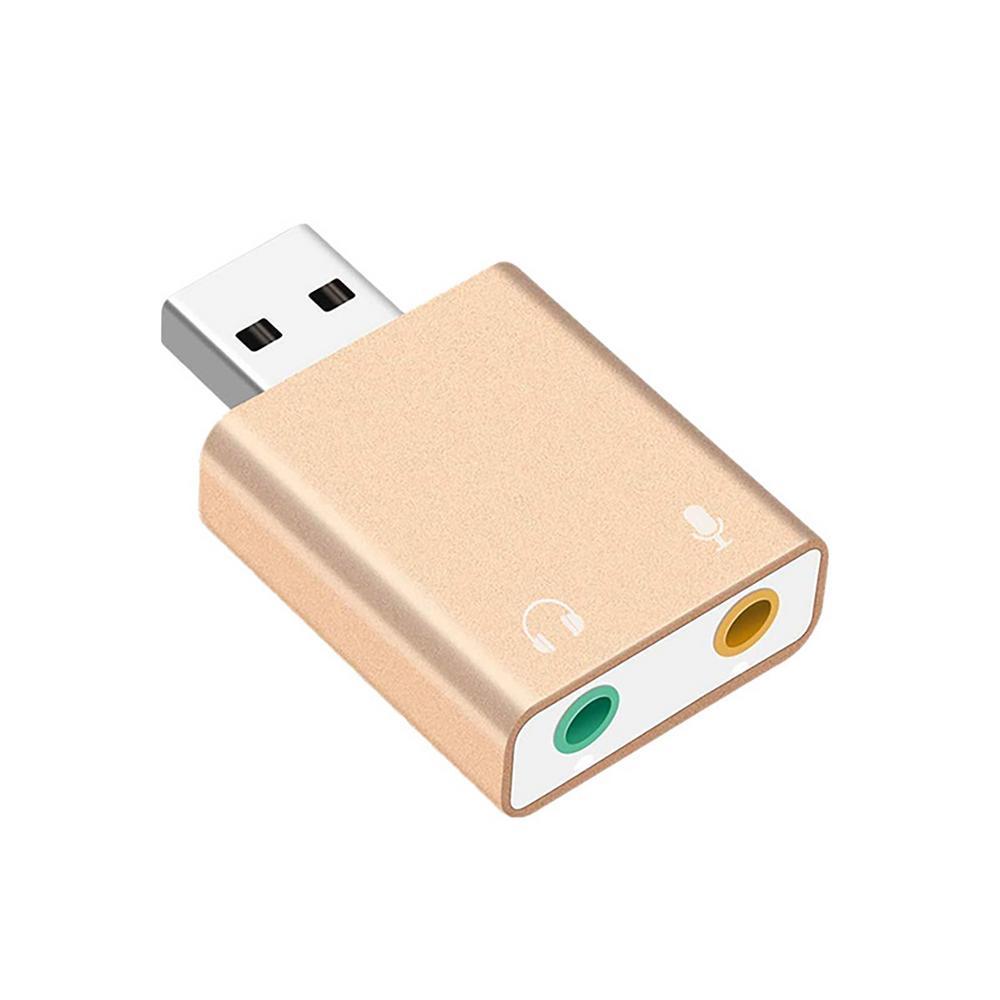 Внешняя звуковая карта USB 2.0, разъемы Jack: наушники и микрофон HIFI ...