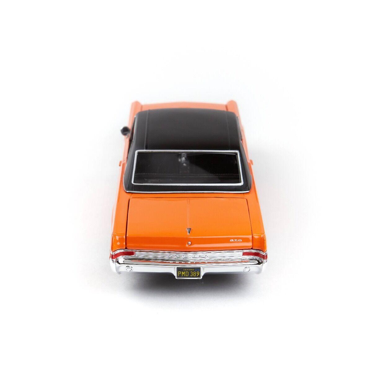 Машинка Pontiac GTO 1965 (orange) Maisto - фото 3 - id-p104416141