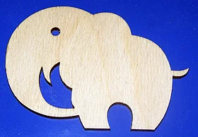 Силуэты: Слоненок (10 см.) | Нескучные игры