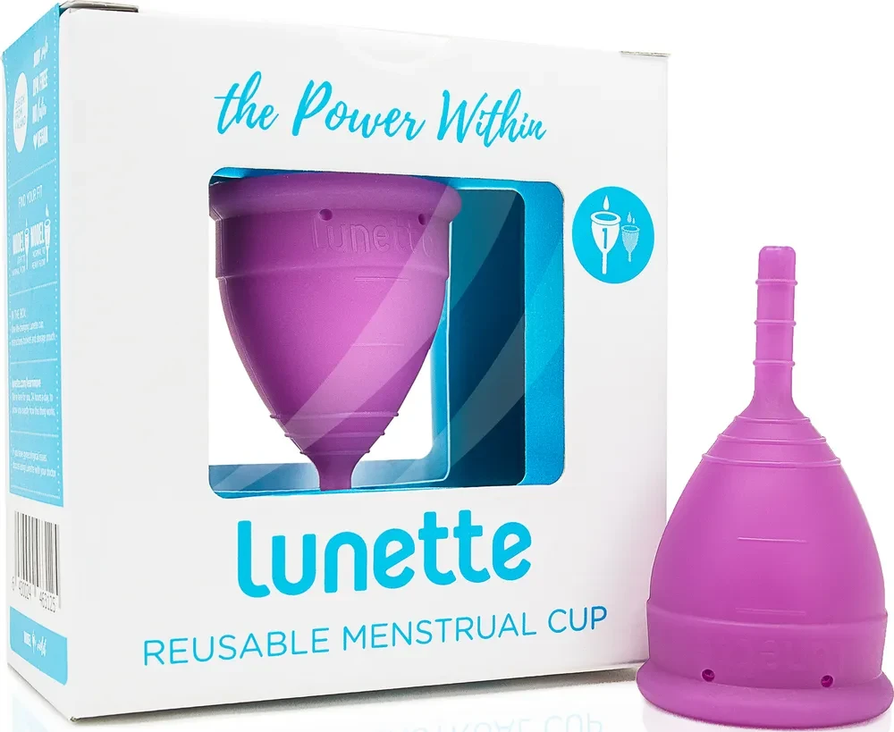 Менструальная чаша Lunette фиолетовая Model 2
