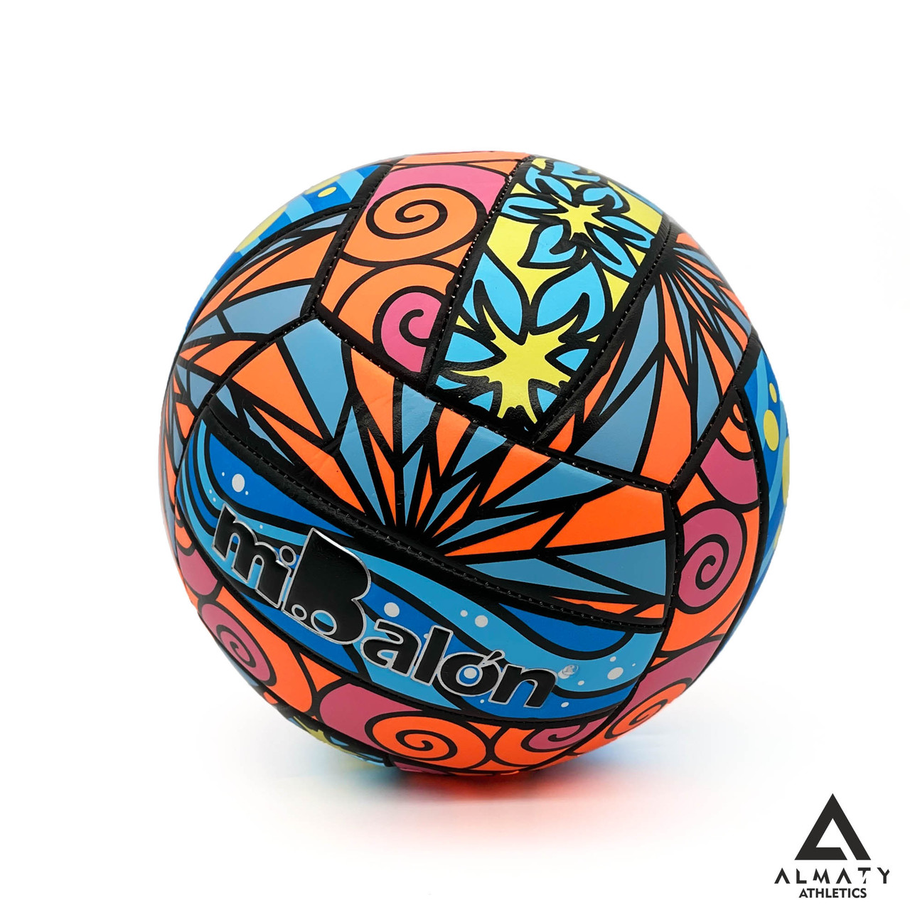 Цветной волейбольный мяч - фото 1 - id-p104417148