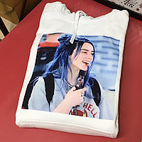 Хлопковое худи для фанатов Билли Айлиш