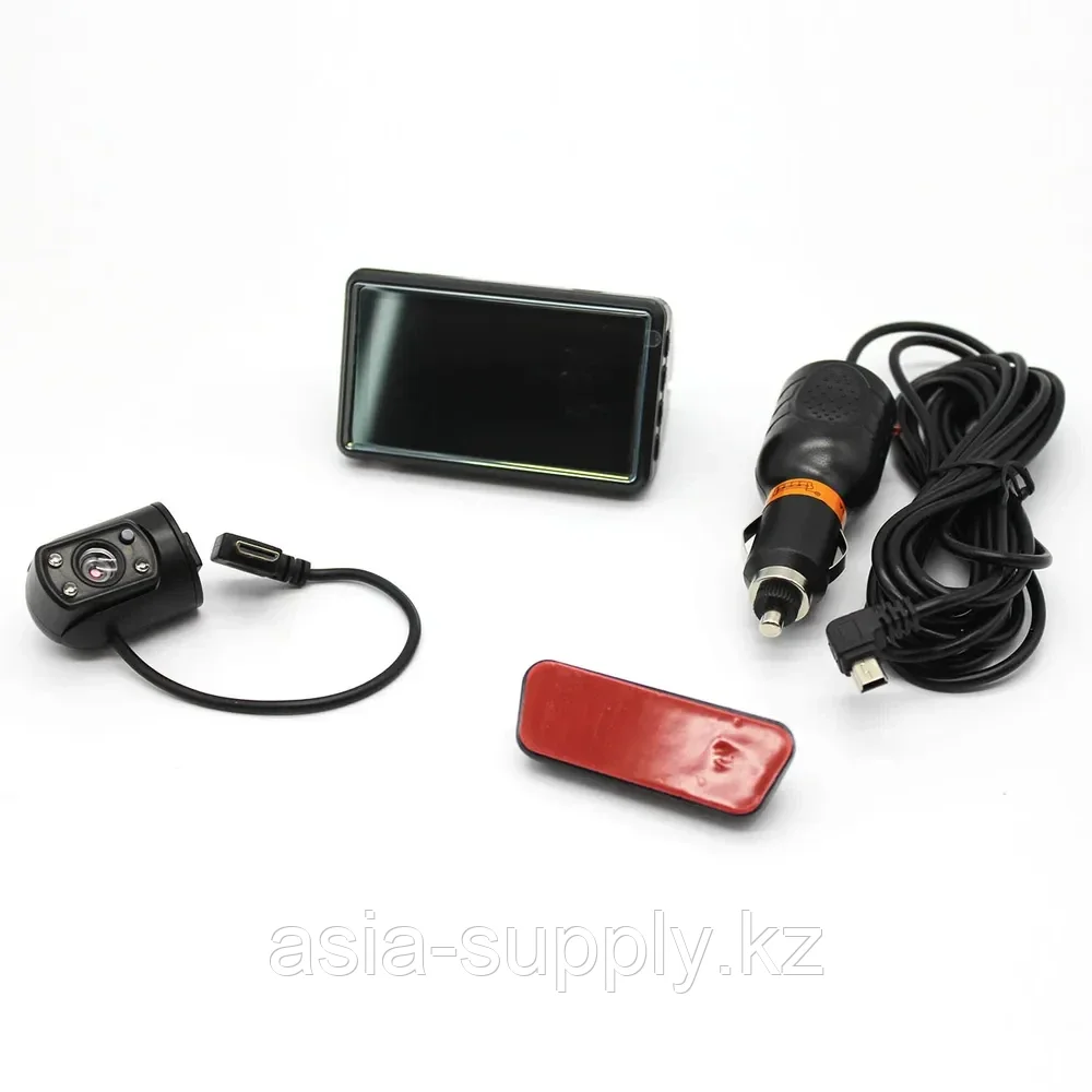 Видеорегистратор Dual Lens Vehicle BlackBOX DVR черный - фото 1 - id-p104425050