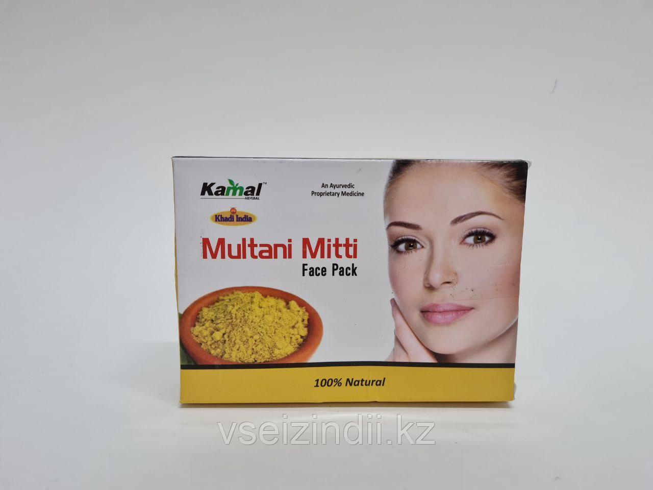 Маска для лица Мултани митти Кхади Индия, 100 грамм - фото 1 - id-p104427810
