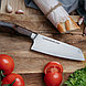 RAWMID Нож «Сантоку» RAWMID Luxury RLK-18 ironwood, 18 см, ручка «Железное дерево», фото 3
