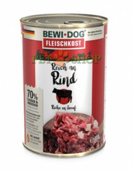 Bewi Dog Rind, влажный корм говядина, с 12 месяцев банка 800гр.
