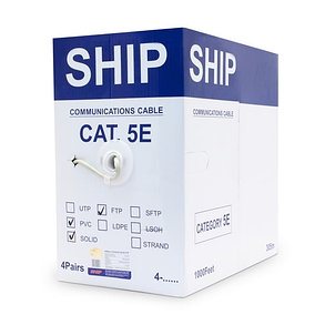 Кабель сетевой SHIP D145-P Cat.5e FTP 30В PVC, фото 2