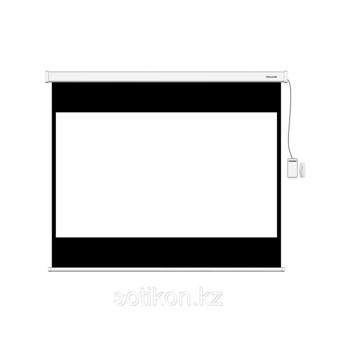 Экран моторизированный (с пультом Д/У) Deluxe DLS-ERC274х206W (108"х81"), Ø - 135", 4:3