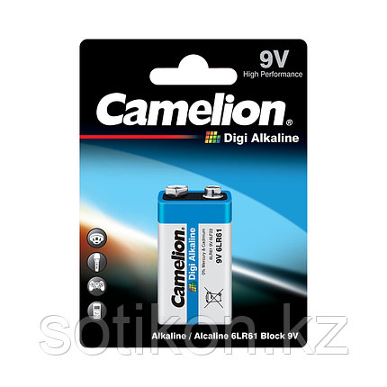 Батарейка CAMELION Digi Alkaline 6LR61-BP1DG, фото 2