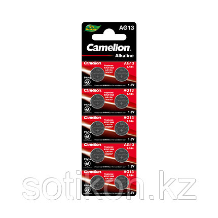 Батарейка CAMELION Alkaline AG13-BP10(0%Hg) 10 шт. в блистере, фото 2