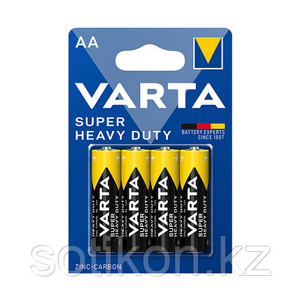 Батарейка VARTA Superlife Mignon 1.5V - R6P/AA 4 шт в блистере, фото 2