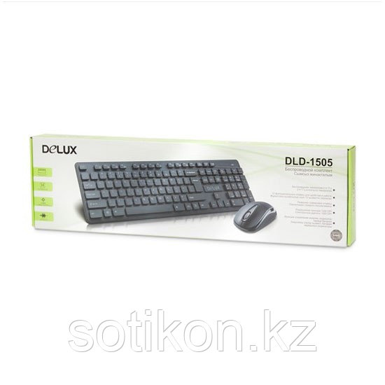 Комплект Клавиатура + Мышь Delux DLD-1505OGB - фото 3 - id-p104440948