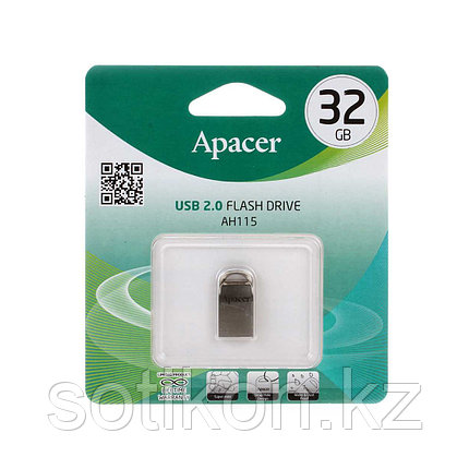USB-накопитель Apacer AH115 32GB Серый, фото 2