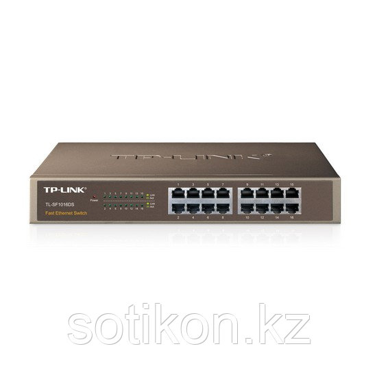 Коммутатор TP-Link TL-SF1016DS - фото 2 - id-p104442046