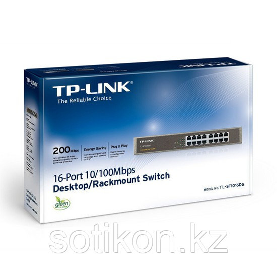 Коммутатор TP-Link TL-SF1016DS - фото 3 - id-p104442046