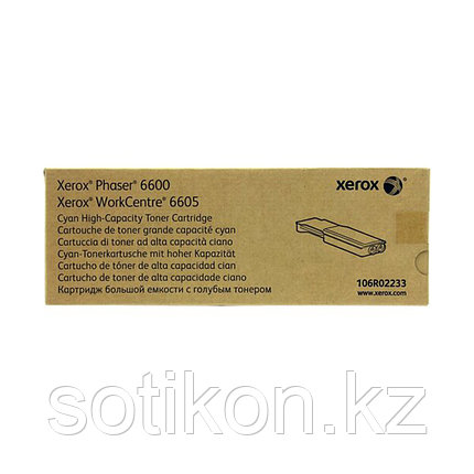 Тонер-картридж повышенной емкости Xerox 106R02233 (голубой), фото 1