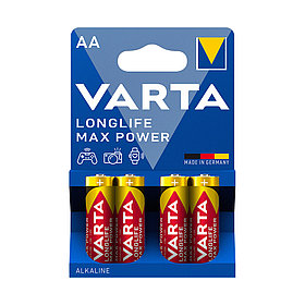 Батарейка VARTA Longlife Power Max Mignon 1.5V - LR6/ AA 4 шт в блистере