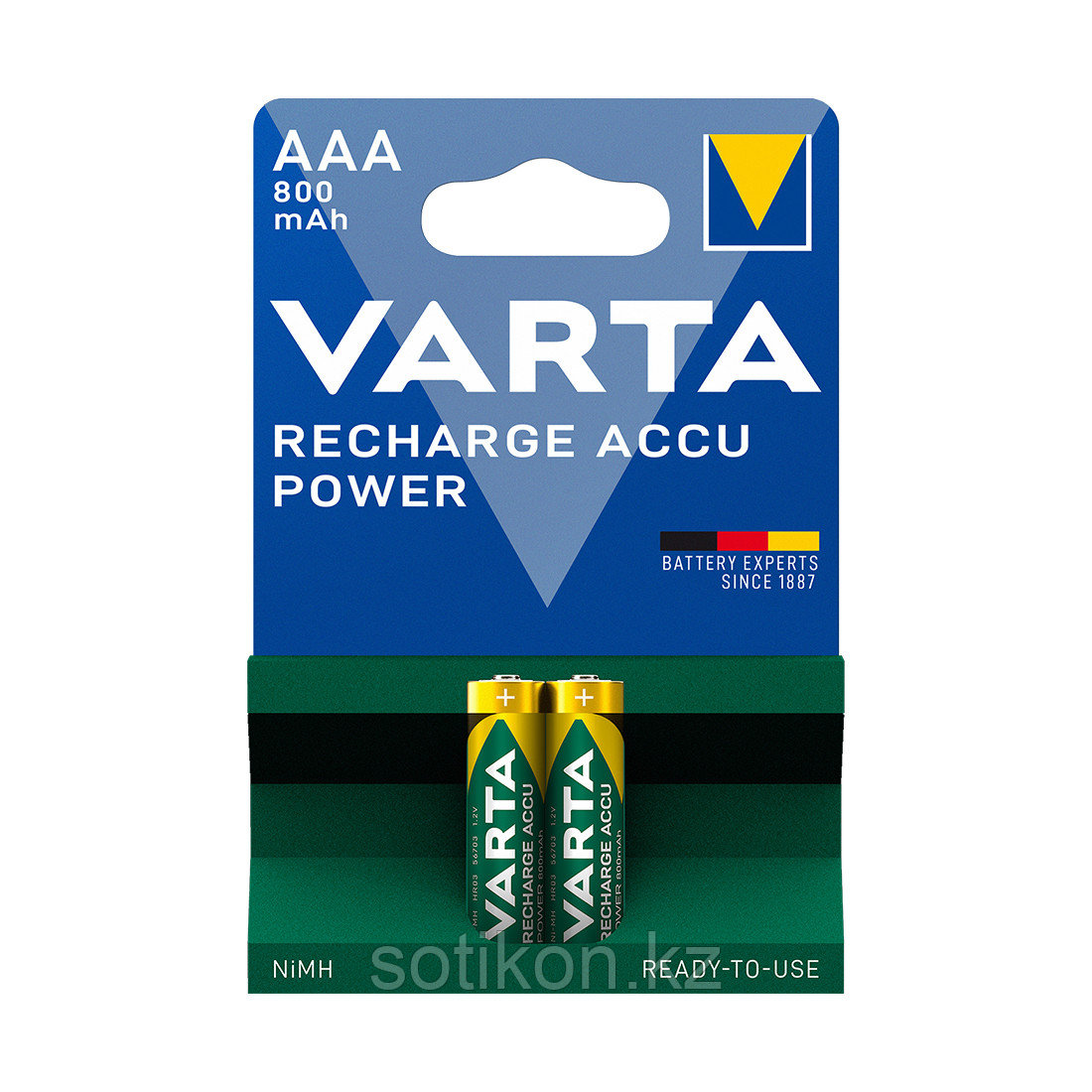 Аккумулятор VARTA R2U Micro 1.2V - HR03/AAA 800 мАч (2 шт) - фото 1 - id-p104442179