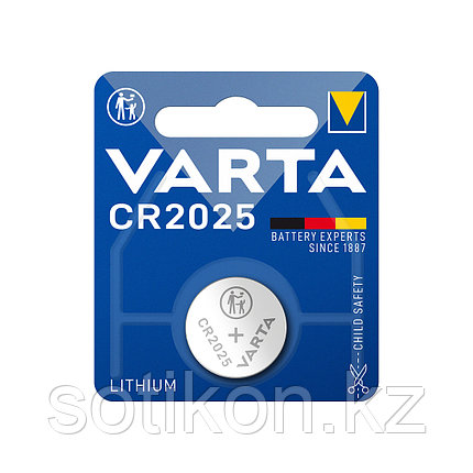 Батарейка VARTA Lithium CR2025 3V (1 шт), фото 2