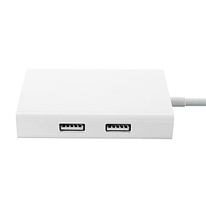 Универсальный расширитель Type-C Xiaomi 2 VGA Hub Gigabit Ethernet Multi Adapter Белый, фото 2