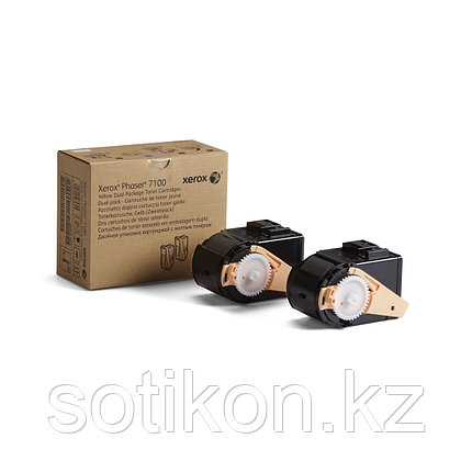 Тонер-картридж (двойная упаковка) Xerox 106R02611 (жёлтый), фото 1