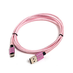 Переходник USB-USB Type C SVC USC-AL0120PK-P, Розовый, Пол. пакет, 1.2 м, фото 2