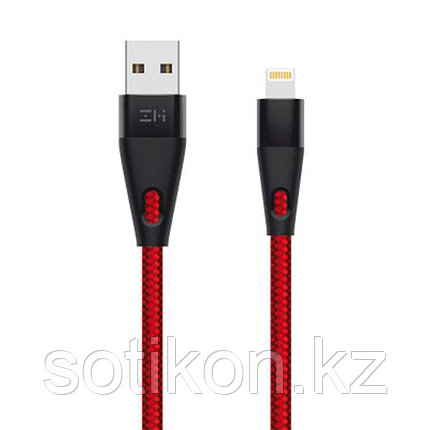 Интерфейсный кабель USB-Lightning Xiaomi ZMI AL806 100 см Красный, фото 2