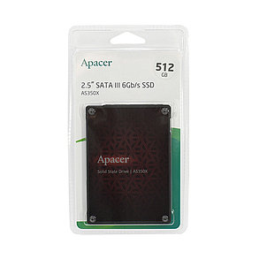 Твердотельный накопитель SSD Apacer AS350X 512GB SATA, фото 2