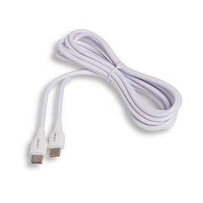 Интерфейсный кабель LDNIO Type-C to Type-C LC122-C 2м 65W Белый, фото 2