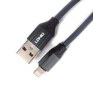Интерфейсный кабель LDNIO Lightning LS441 TPE Алюминий 1м Серый, фото 2