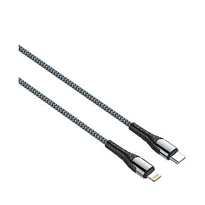 Интерфейсный кабель LDNIO Type-C to Lightning LC112 30W Fast Charging FDY 2м Серый, фото 2