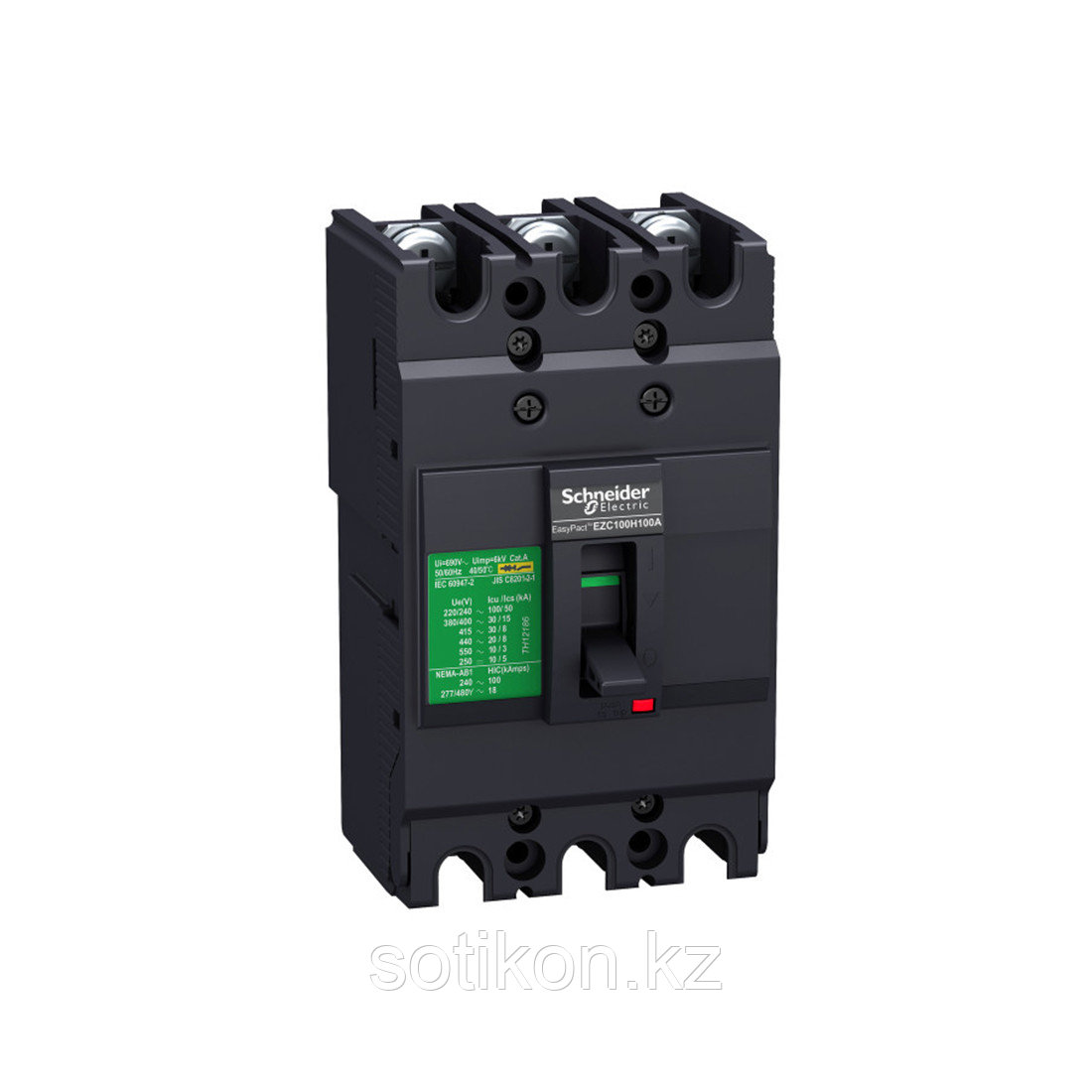 Автоматический выключатель SE EZC100F3100 Easypact 3P 100A - фото 1 - id-p104446965