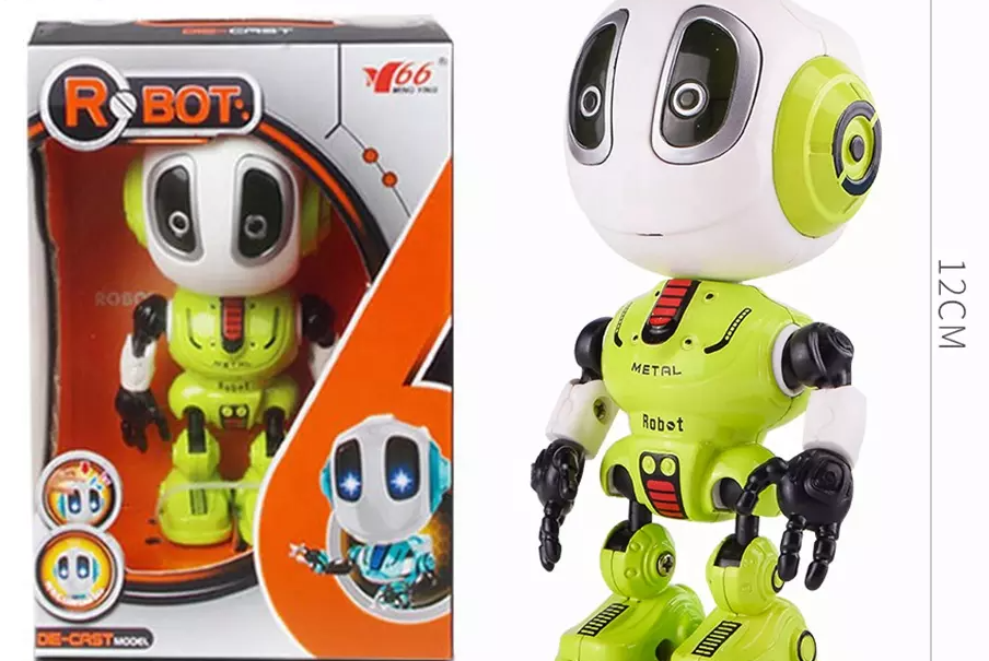 Интерактивная игрушка  робот, зеленый