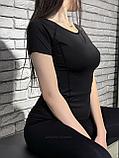 Футболка Angel чер 802 (жен), фото 3
