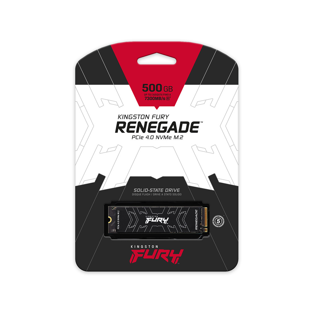 Твердотельный накопитель SSD  Kingston  FURY Renegade SFYRS/500G  500 GB  M.2
