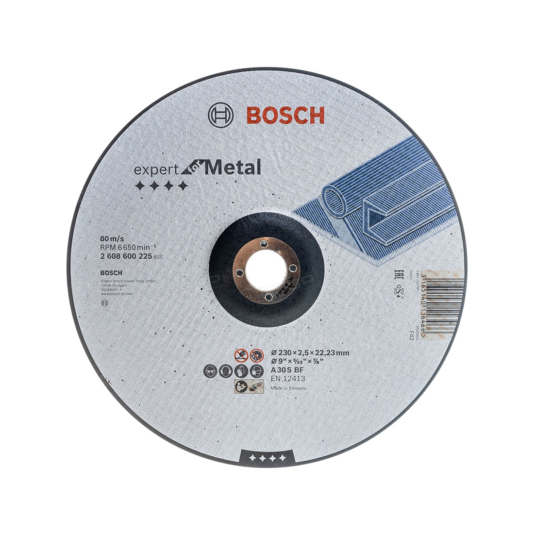 Обдирочный круг BOSCH Металл 2608600223 125x6 мм
