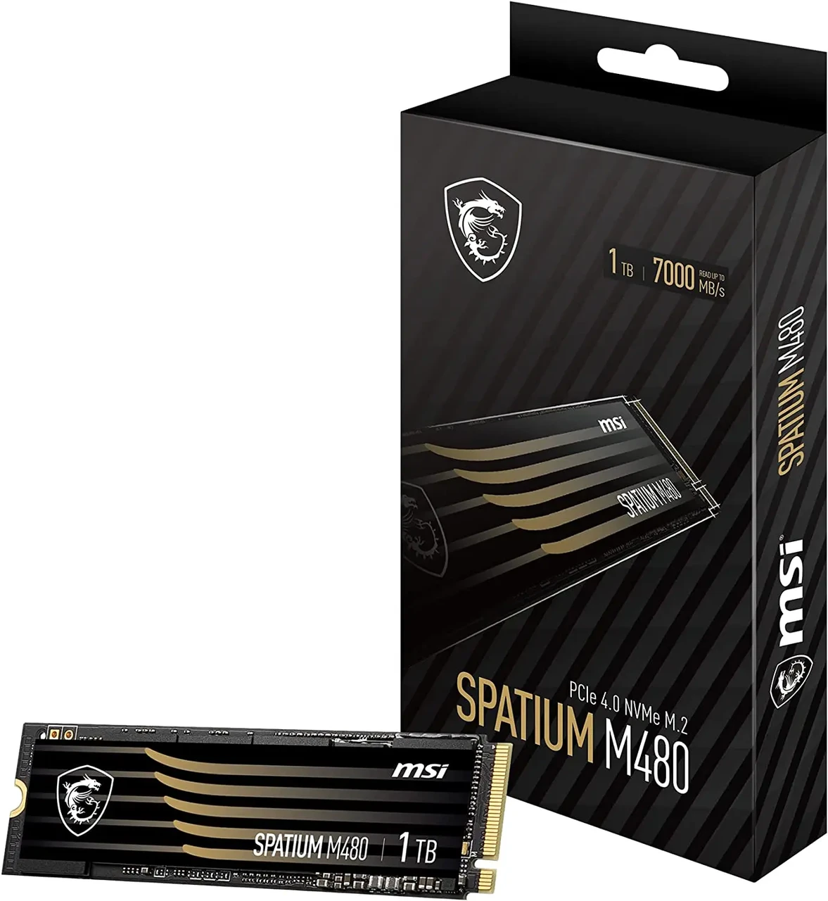 Твердотельный накопитель 1000Gb SSD MSI SPATIUM M480 M.2